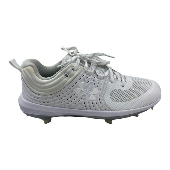 Under Armour Women's White Glyde TPU Baseball Softball Shoe US 8 - Picture 2 of 13
